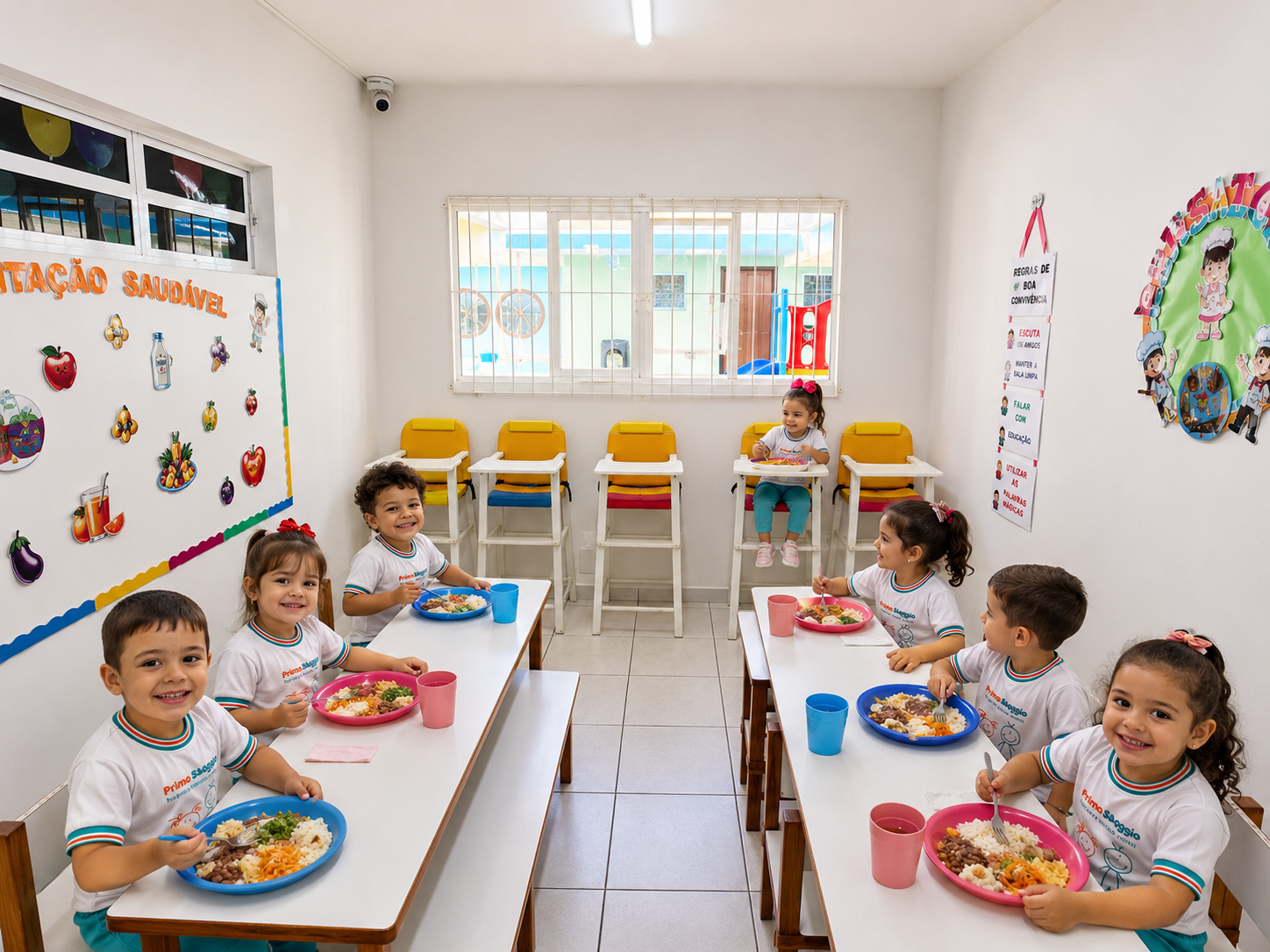 Refeição saudável no Primo Staggio